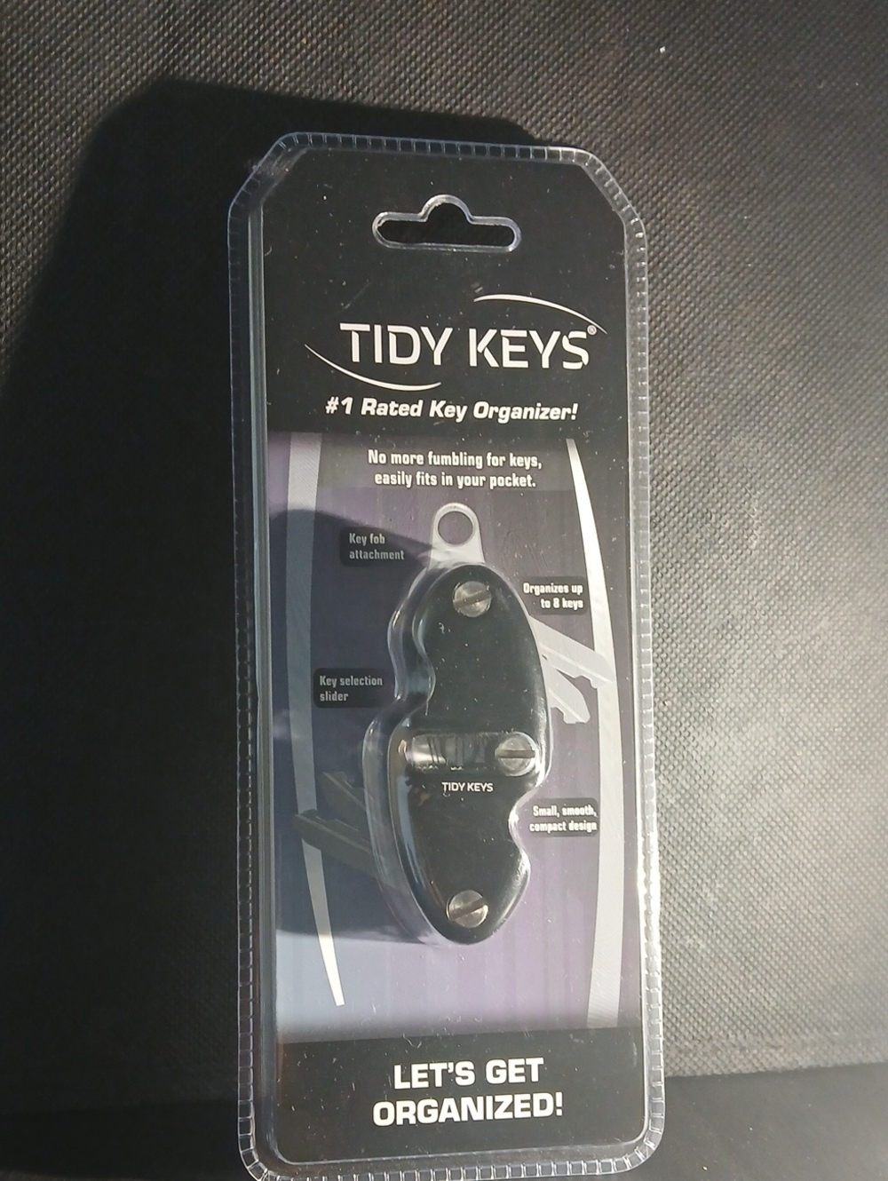 Black Key Organizer - Compact Key Management